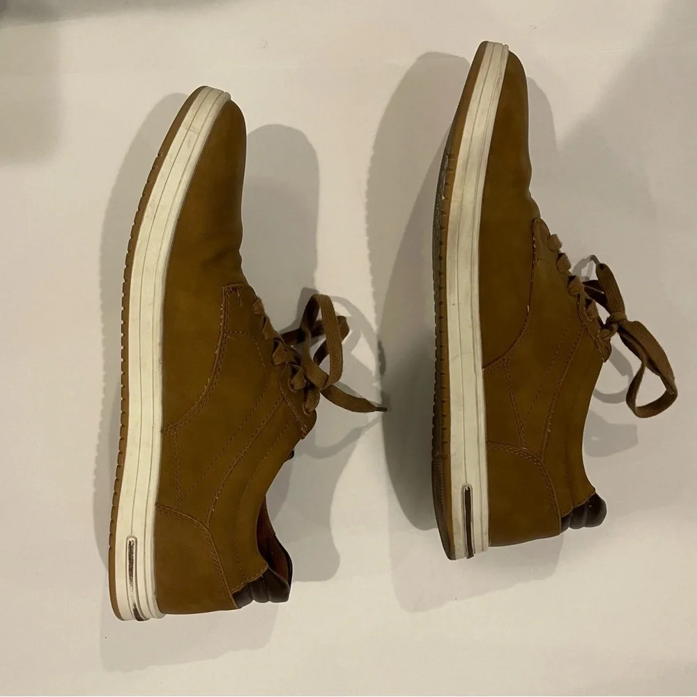 Madden Men's‎ Brown Low-Top Casual Sneakers Size 9 Ortholite Insoles